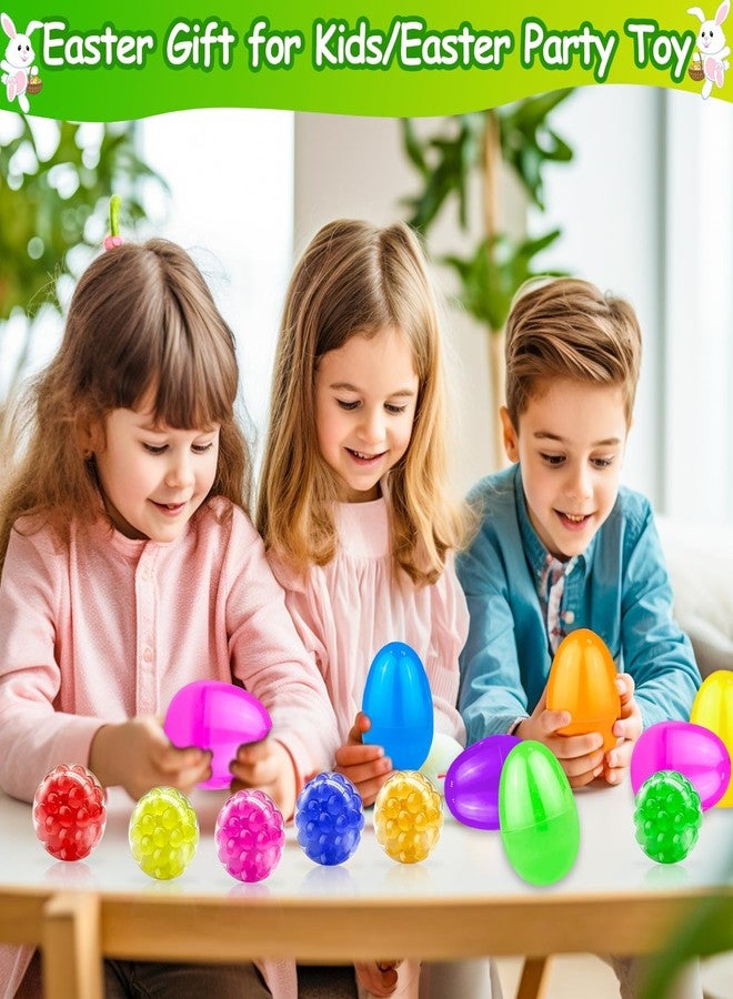 AMENON 24 Pack Easter Eggs Prefilled with Stress Balls Fidget Toys,Squeeze Sensory Stress Relief Squishy Balls for Kids Boys Girls Toddler Easter Basket Essential Stuffers Easter Eggs Hunt Party Favor - Image 5